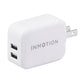 InMotion (4.8A) 2 Port USB-A Wall Charger Travel Adapter - White Cell Phone - Chargers & Cradles InMotion - Simple Cell Bulk Wholesale Pricing - USA Seller