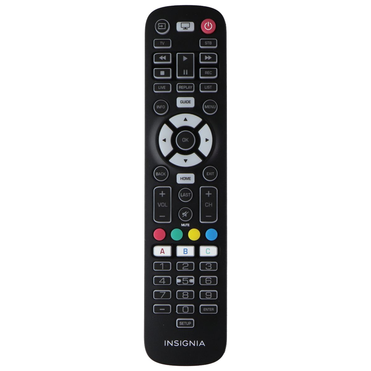 Insignia 3-Device Universal Remote Control (NS-RMT3D21) - Black TV, Video & Audio Accessories - Remote Controls Insignia    - Simple Cell Bulk Wholesale Pricing - USA Seller