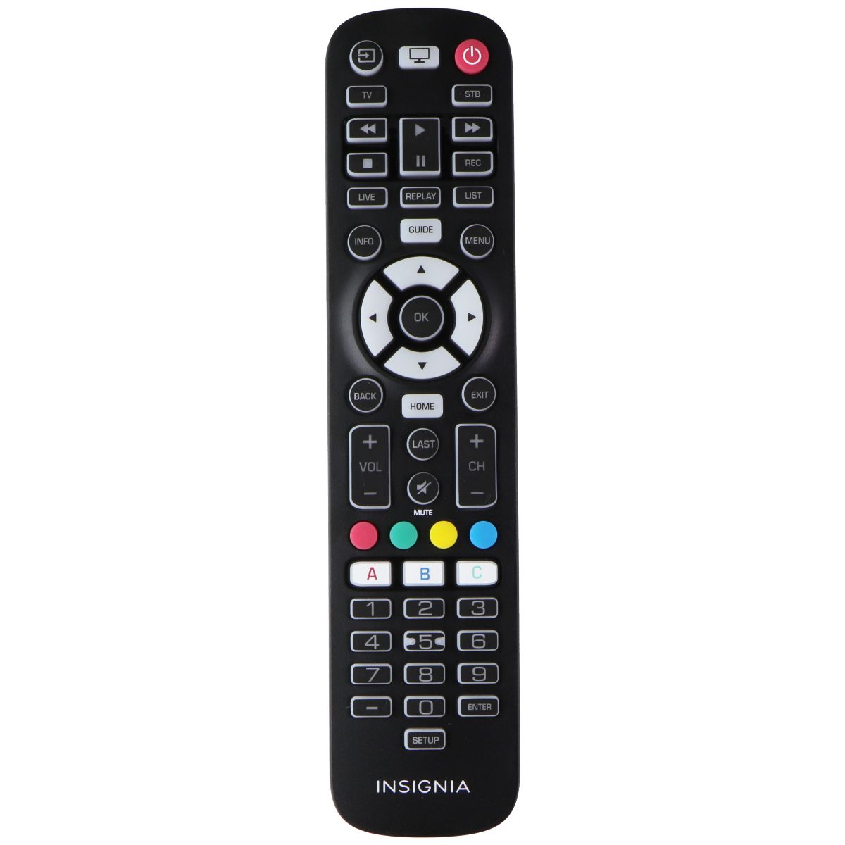 Insignia Remote Control (SRC-5210) - Black TV, Video & Audio Accessories - Remote Controls Insignia    - Simple Cell Bulk Wholesale Pricing - USA Seller