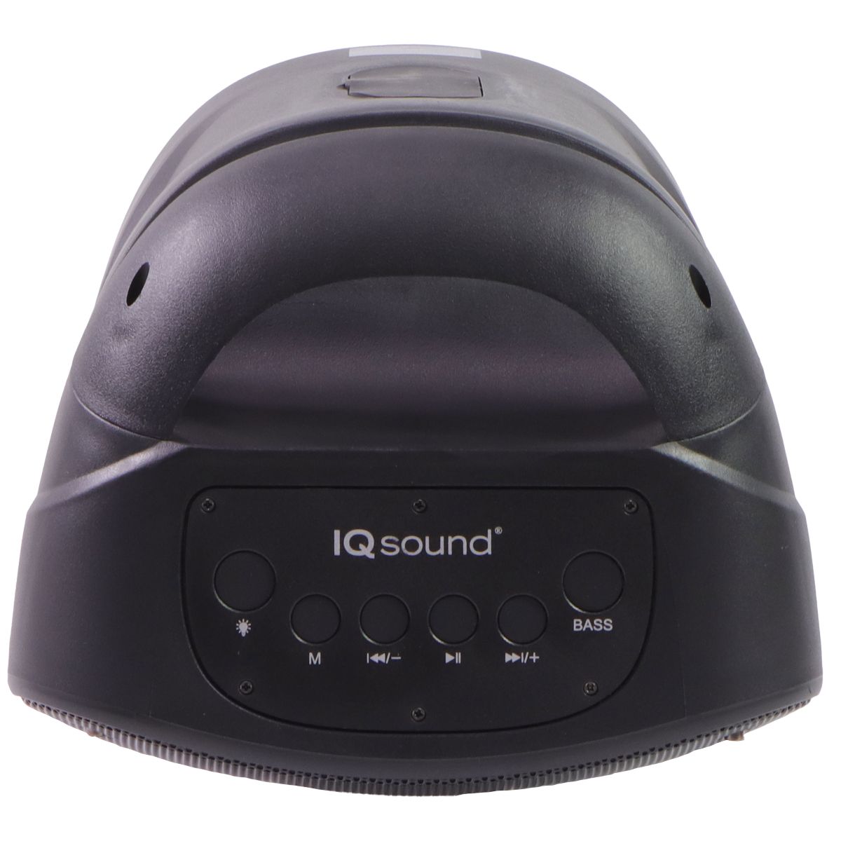 IQ Sound 6.5-in LED Rechargeable Bluetooth Speaker FM Radio - Black (IQ-1965BT)