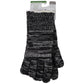 Isotoner Women's Knitted Gloves with Fur - One Size (1SZ) - Black/White Stripe Unisex Accessories - Gloves & Mittens Isotoner - Simple Cell Bulk Wholesale Pricing - USA Seller