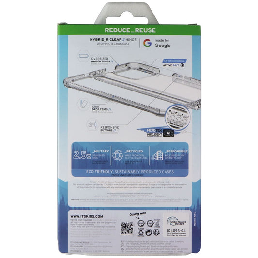 ITSKINS Hybrid_R Clear // Hinge Case for Google Pixel 9 Pro Fold - Smoke