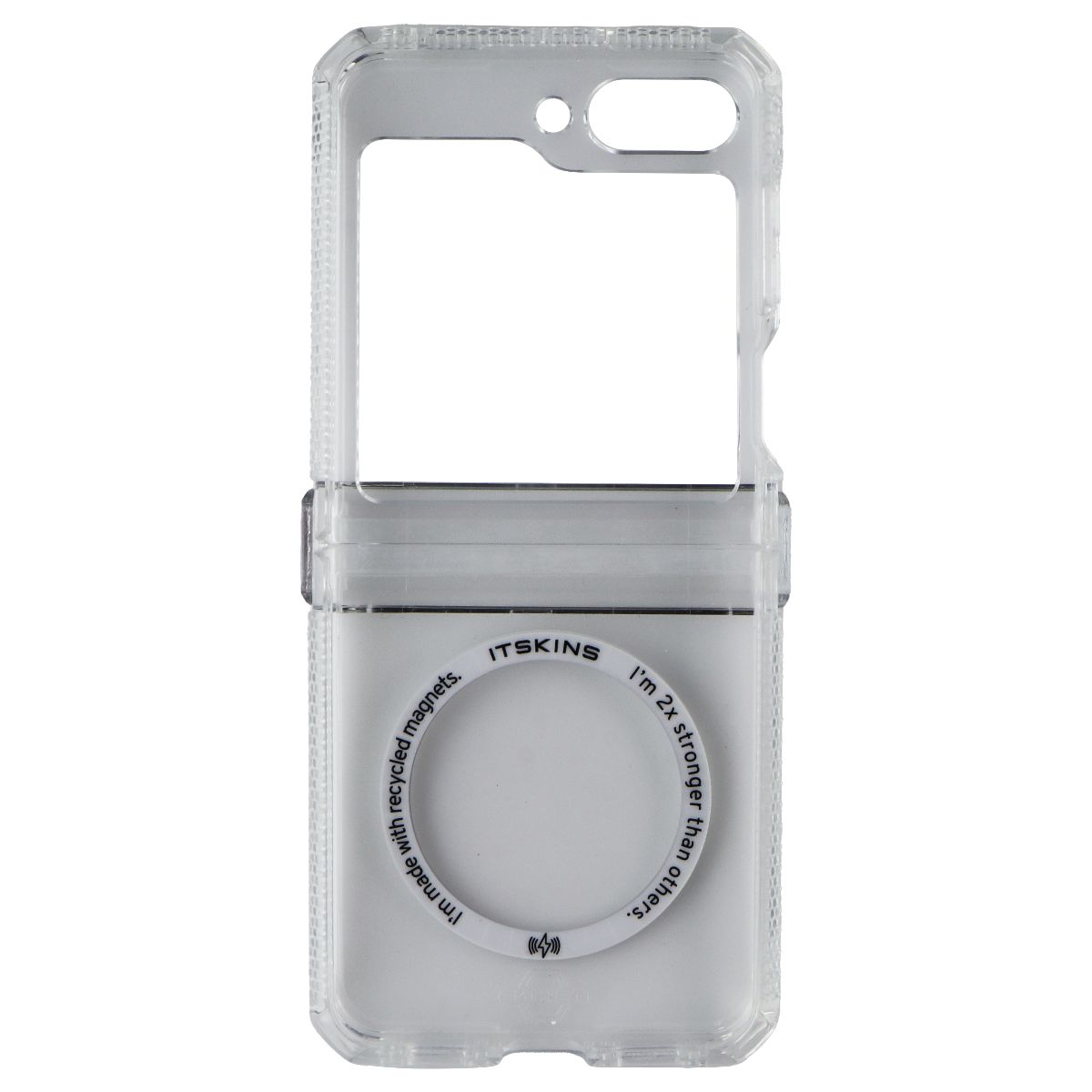 ITSKINS Hybrid_R Clear Hinge Case for MagSafe for Galaxy Z Flip5 - Transparent Cell Phone - Cases, Covers & Skins ITSKINS    - Simple Cell Bulk Wholesale Pricing - USA Seller