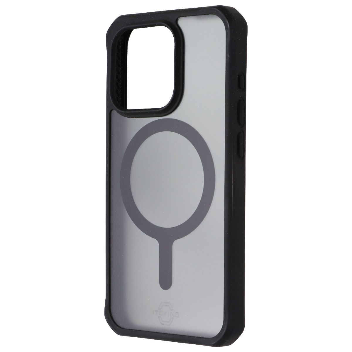 ITSKINS Hybrid_R // Frost Series Case for MagSafe for Apple iPhone 15 Pro - Blac