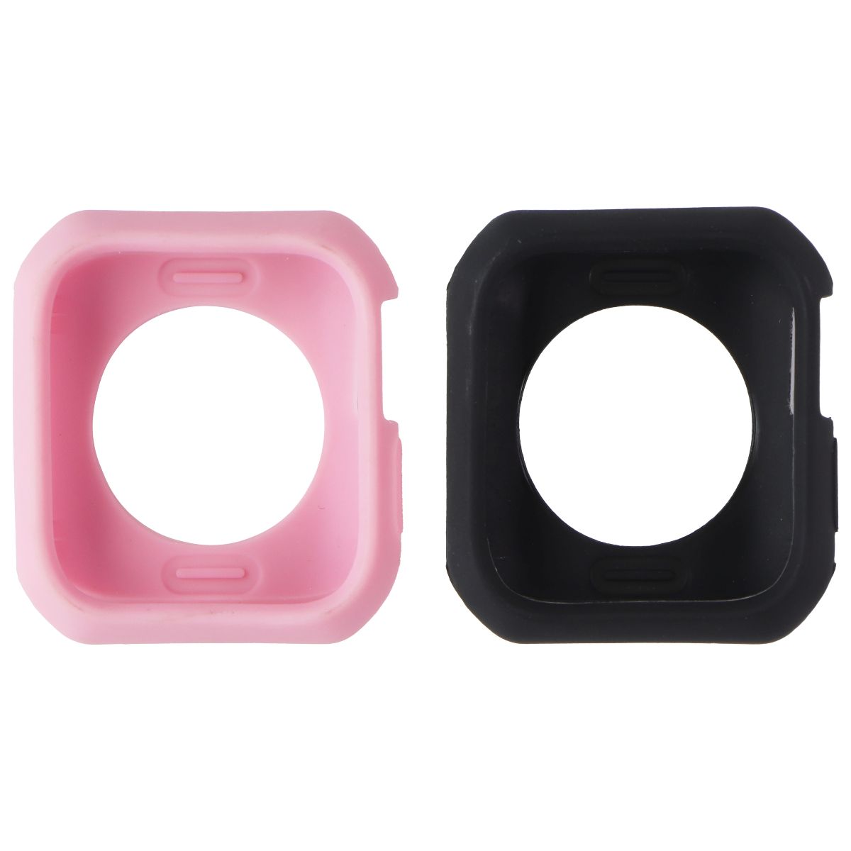 ITSKINS Spectrum Bumper Case 2 Pack for Apple Watch 40mm - 1x Black/1x Pink Smart Watch Accessories - Smart Watch Cases ITSKINS - Simple Cell Bulk Wholesale Pricing - USA Seller