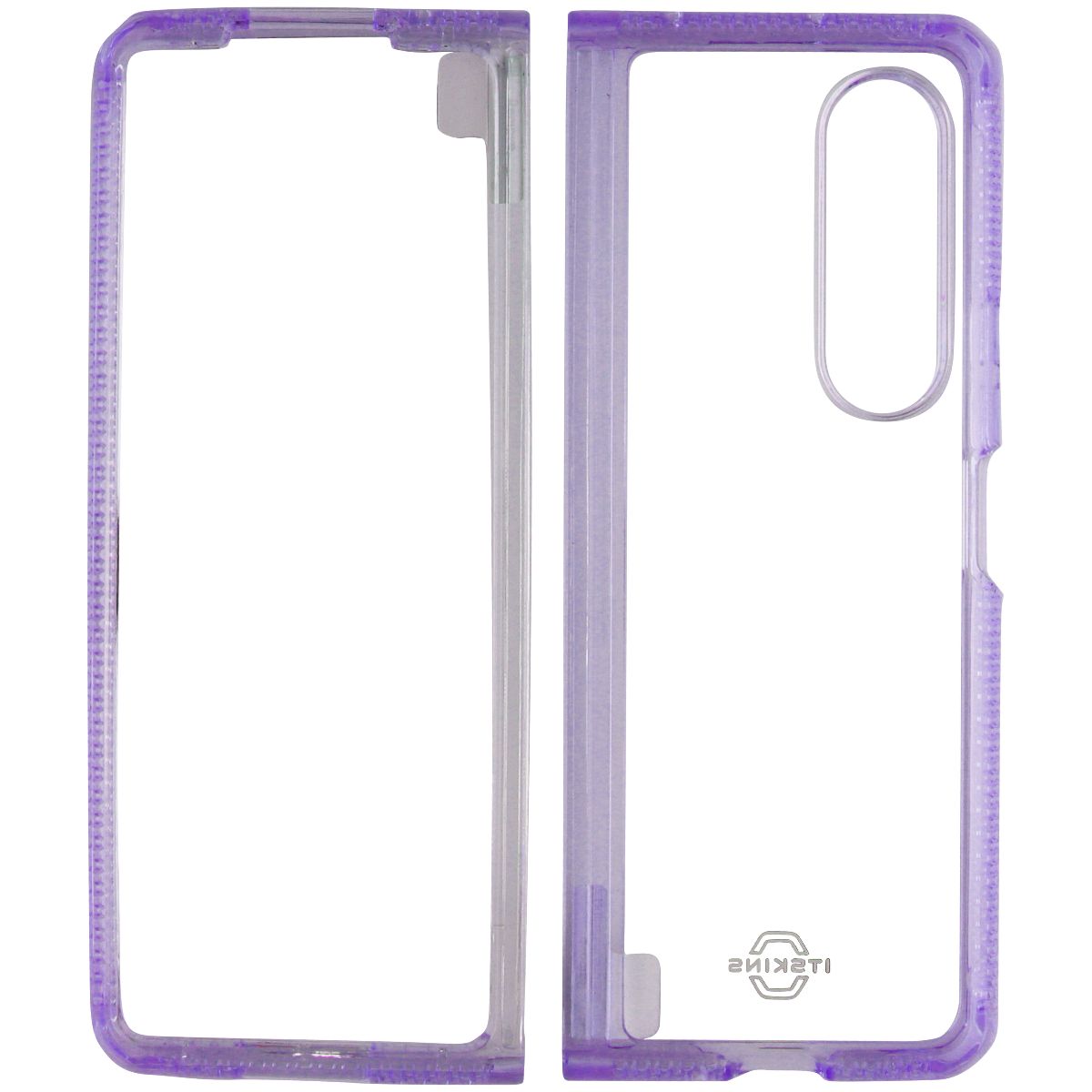 ITSKINS Hybrid R // Clear Case for Samsung Galaxy Z Fold3 5G - Lavender/Clear Cell Phone - Cases, Covers & Skins ITSKINS - Simple Cell Bulk Wholesale Pricing - USA Seller