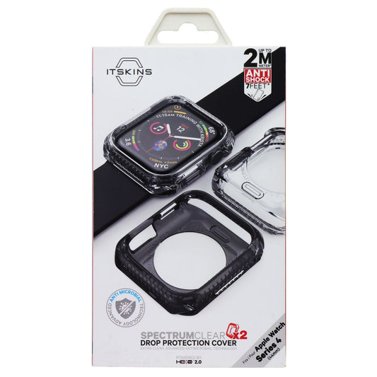 ITSKINS Spectrum Case for Apple Watch Series 4 (44mm) - Clear & Smoke (2 Pack) Smart Watch Accessories - Smart Watch Cases ITSKINS - Simple Cell Bulk Wholesale Pricing - USA Seller