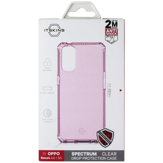 ITSKINS Spectrum // Clear Case for OPPO Reno4 5G / 4G - Light Pink (Transparent) Cell Phone - Cases, Covers & Skins ITSKINS - Simple Cell Bulk Wholesale Pricing - USA Seller