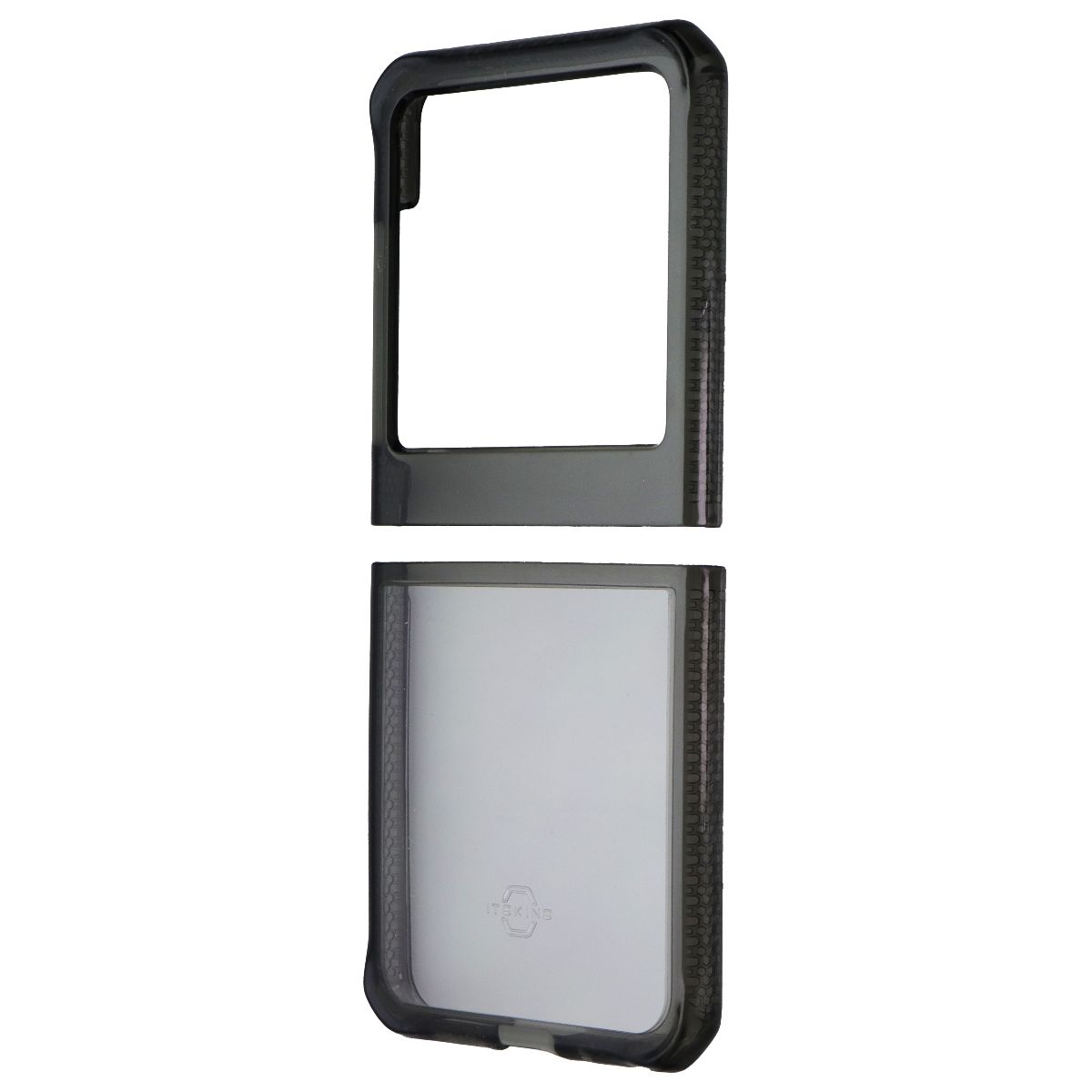 ITSKINS Hybrid_R // Clear Case for Motorola Razr (2024) - Black / Transparent