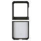 ITSKINS Hybrid_R // Clear Case for Motorola Razr (2024) - Black / Transparent