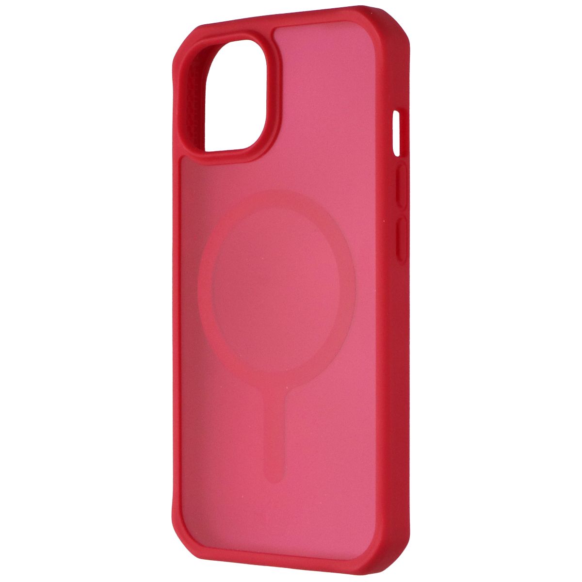 ITSKINS Hybrid_R Frost Case for MagSafe for Apple iPhone 15 / iPhone 14 - Red