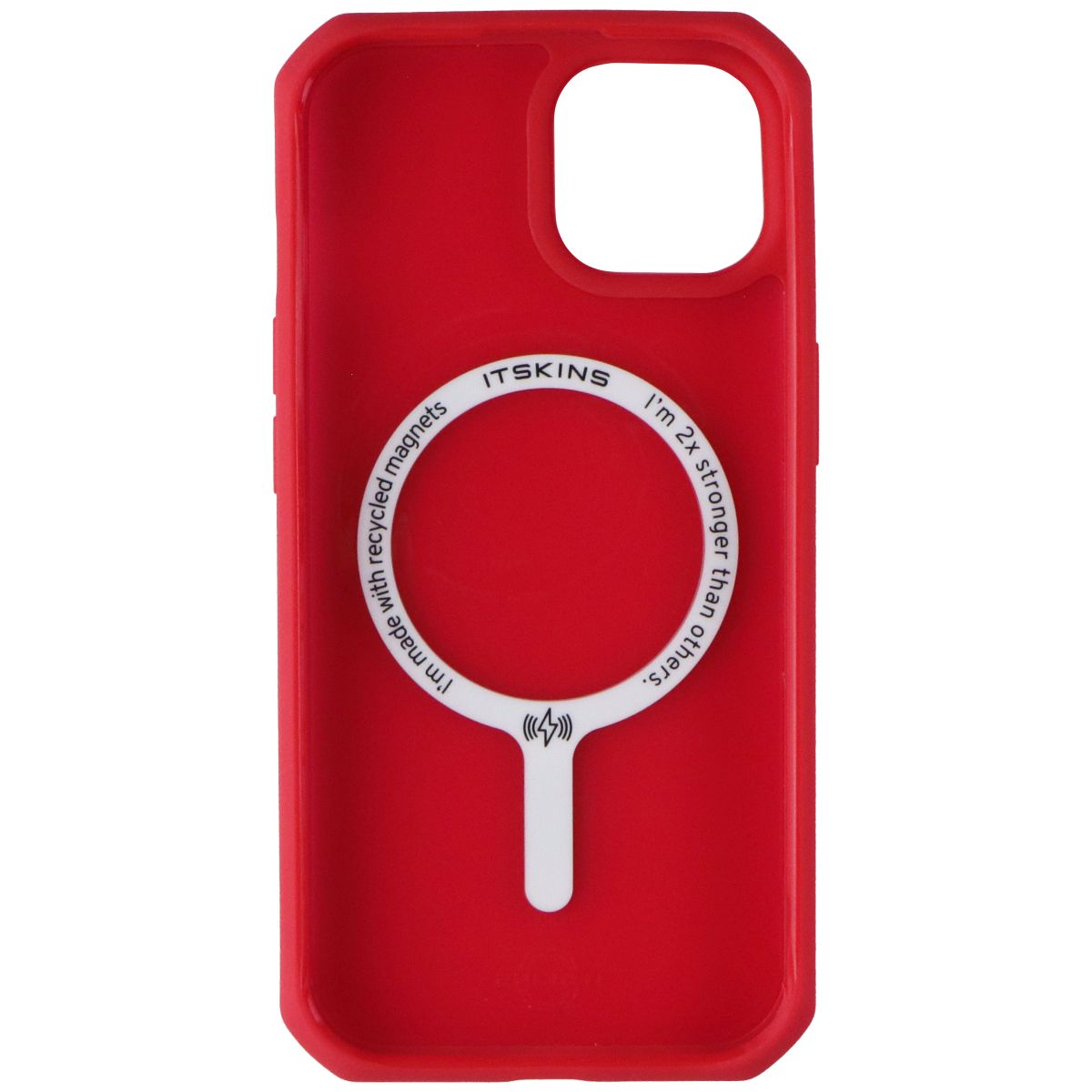 ITSKINS Hybrid_R Frost Case for MagSafe for Apple iPhone 15 / iPhone 14 - Red Cell Phone - Cases, Covers & Skins ITSKINS - Simple Cell Bulk Wholesale Pricing - USA Seller