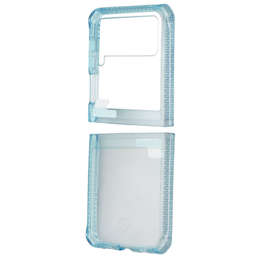 ITSKINS Hybrid // Clear Series Case for Samsung Galaxy Z Flip3 5G - Light Blue Cell Phone - Cases, Covers & Skins ITSKINS - Simple Cell Bulk Wholesale Pricing - USA Seller
