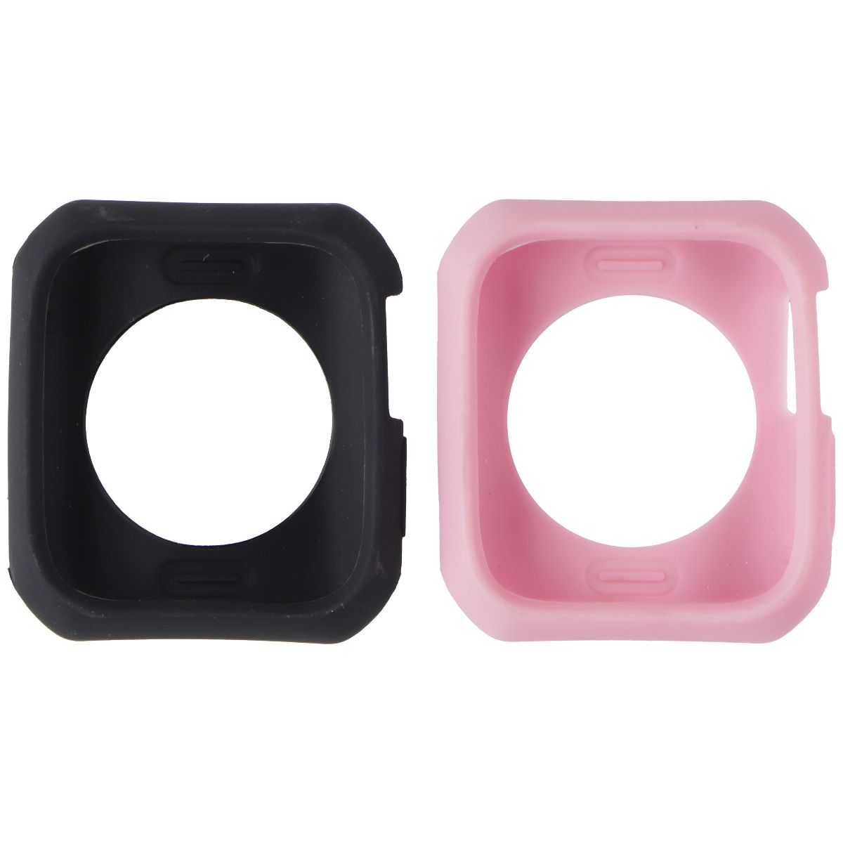 ITSKINS Bumper Case 2 Pack for Apple Watch 44mm (SE/6/5/4) - 1x Black/1x Pink Smart Watch Accessories - Smart Watch Cases ITSKINS - Simple Cell Bulk Wholesale Pricing - USA Seller