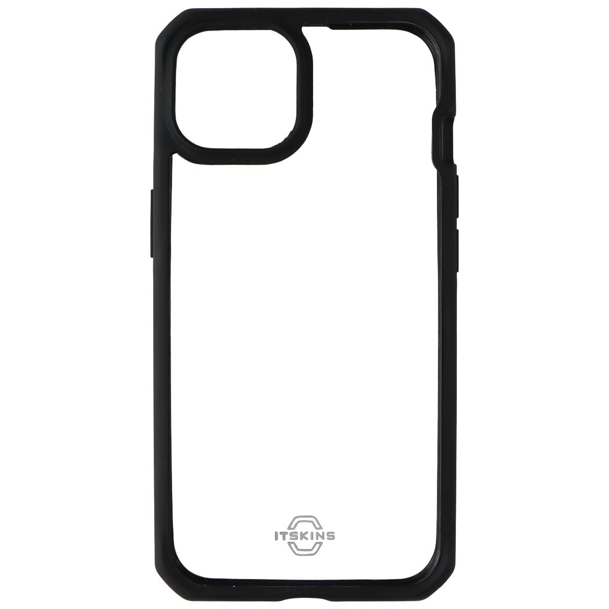 ITSKINS Hybrid_R Series Case for iPhone 14/iPhone 13 - Transparent/Solid Black