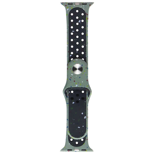 ITSKINS Apple Watch Band - 42/44/45/49mm - Green/Black (APW5-WBAD2-GRBK)