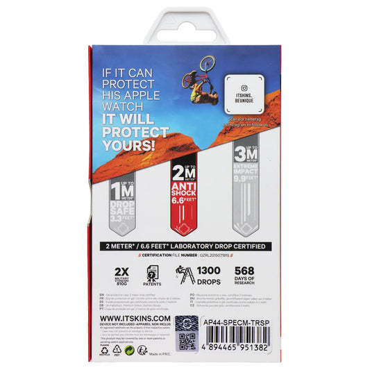 ITSKINS Spectrum Case for Apple Watch Series 4 (44mm) - Clear (2 Pack)