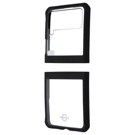 ITSKINS Hybrid // Solid Case for Samsung Galaxy Z Flip3 5G - Clear/Black Cell Phone - Cases, Covers & Skins ITSKINS - Simple Cell Bulk Wholesale Pricing - USA Seller