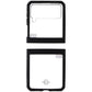 ITSKINS Hybrid // Solid Case for Samsung Galaxy Z Flip3 5G - Clear/Black