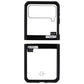ITSKINS Hybrid // Solid Case for Samsung Galaxy Z Flip3 5G - Clear/Black Cell Phone - Cases, Covers & Skins ITSKINS - Simple Cell Bulk Wholesale Pricing - USA Seller
