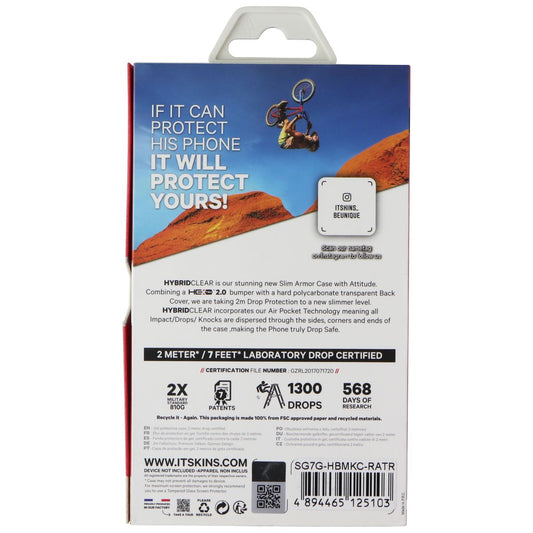 ITSKINS Hybrid // Clear Series Case for Samsung Galaxy A71 5G - Transparent/Red Cell Phone - Cases, Covers & Skins ITSKINS - Simple Cell Bulk Wholesale Pricing - USA Seller