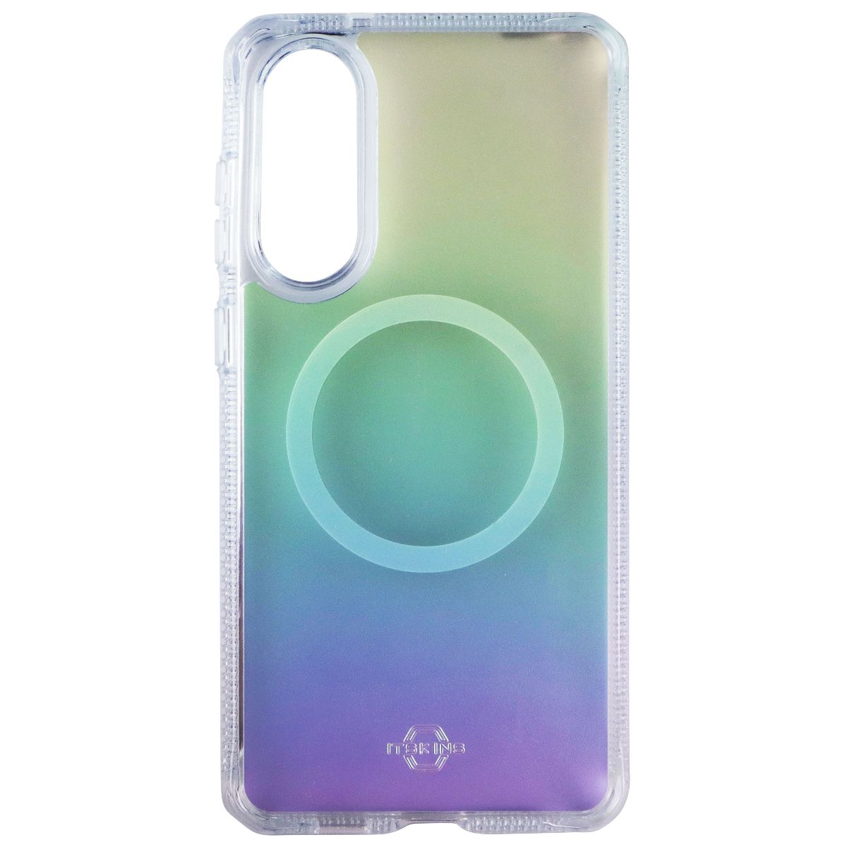 ITSKINS Hybrid_R // Vapor Iridescent MagSafe Case for Galaxy S25 Edge - Violet Cell Phone - Cases, Covers & Skins ITSKINS - Simple Cell Bulk Wholesale Pricing - USA Seller