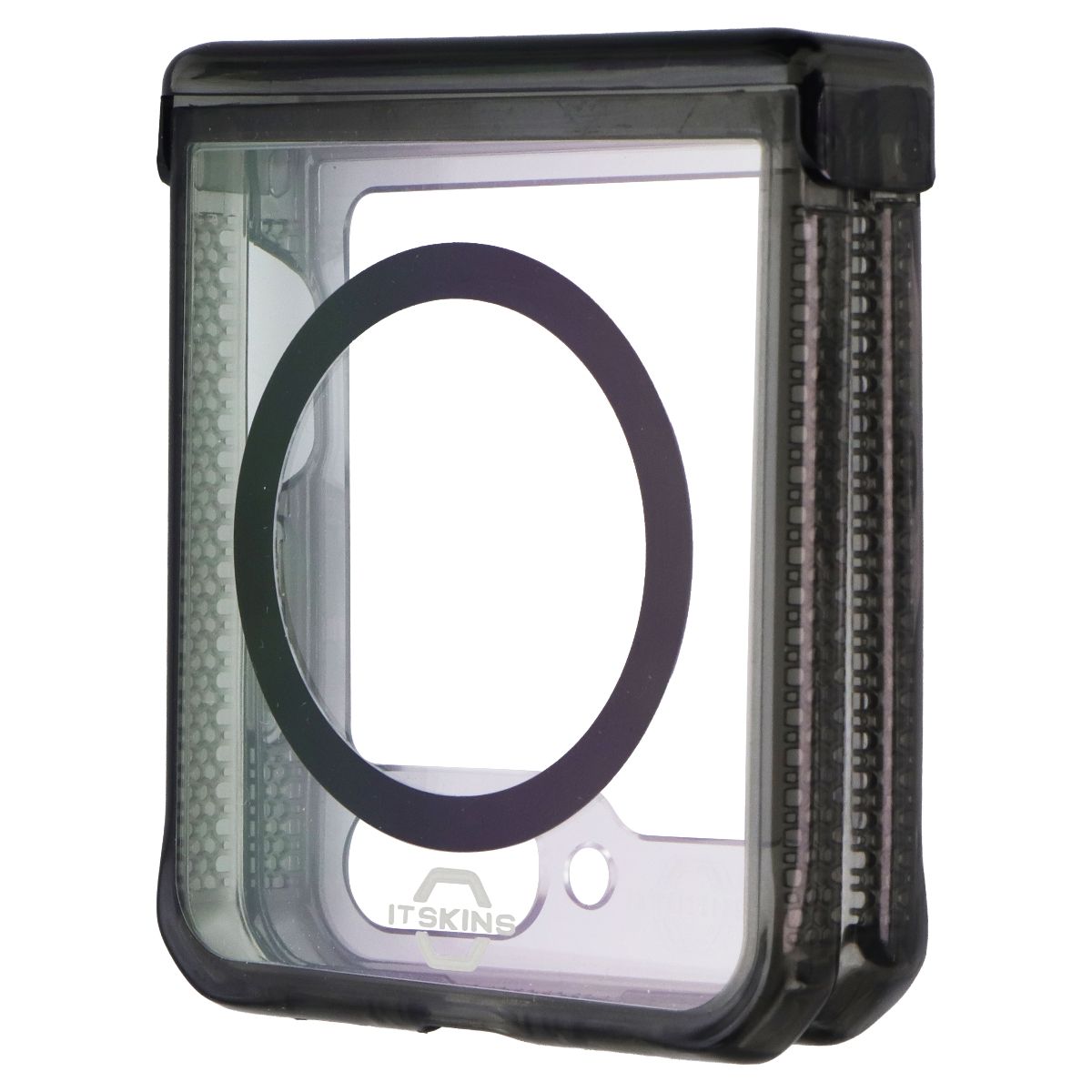 ITSKINS Hybrid_R Clear // Hinge Case for MagSafe for Galaxy Z Flip5 - Smoke Cell Phone - Cases, Covers & Skins ITSKINS - Simple Cell Bulk Wholesale Pricing - USA Seller