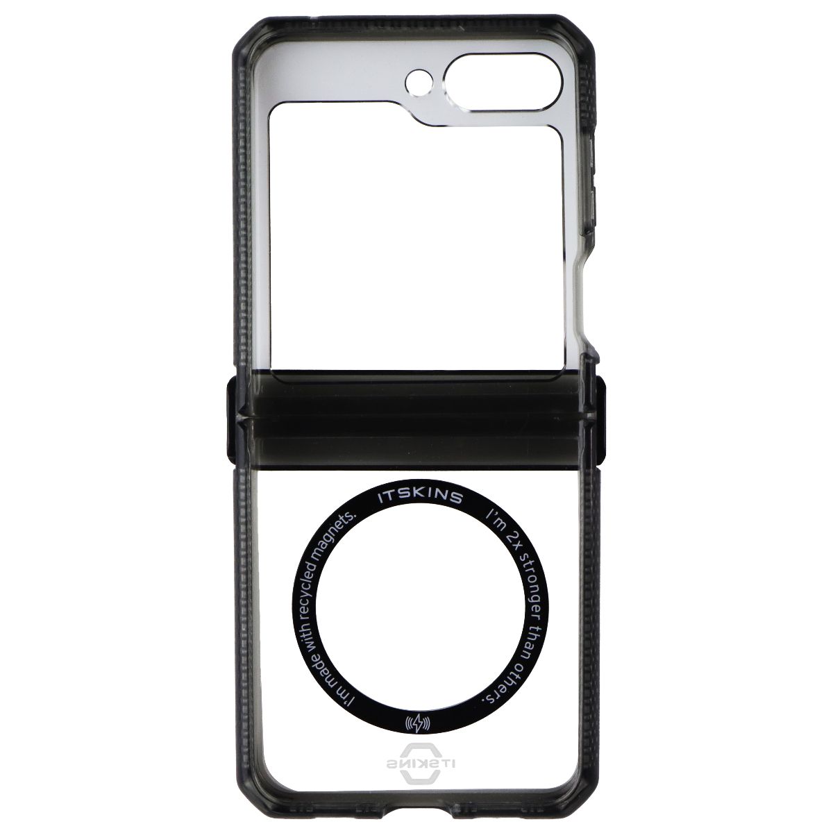 ITSKINS Hybrid_R Clear // Hinge Case for MagSafe for Galaxy Z Flip5 - Smoke Cell Phone - Cases, Covers & Skins ITSKINS - Simple Cell Bulk Wholesale Pricing - USA Seller