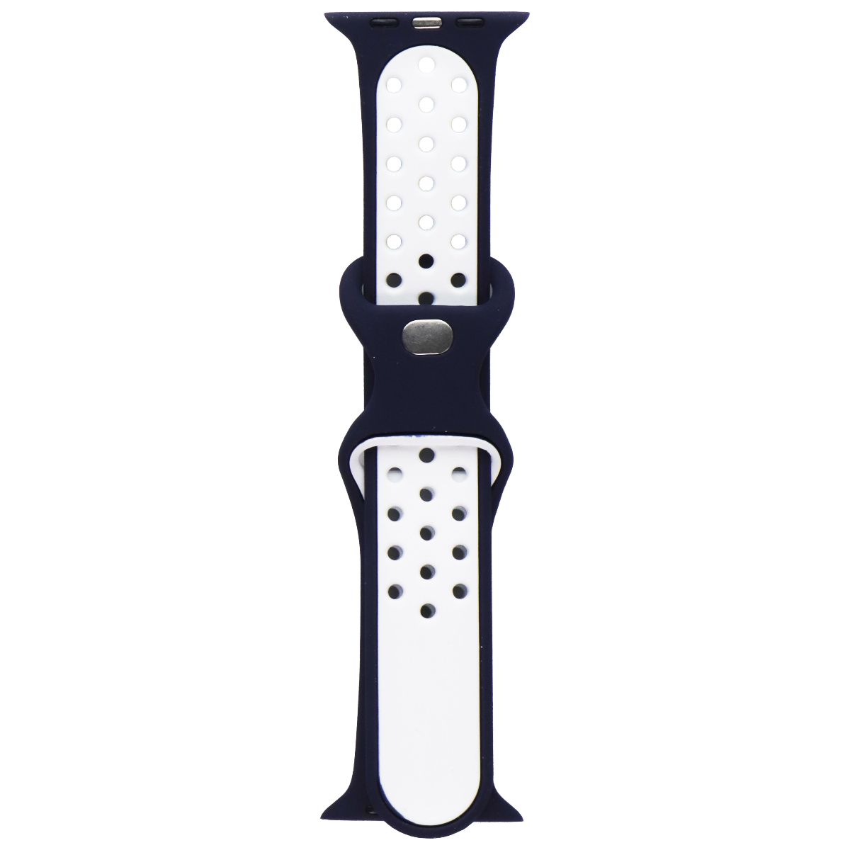 ITSKINS Apple Watch Band - 42/44/45/49mm - Dark Blue/White (APW5-WBAND-DBWT) Smart Watch Accessories - Watch Bands ITSKINS - Simple Cell Bulk Wholesale Pricing - USA Seller