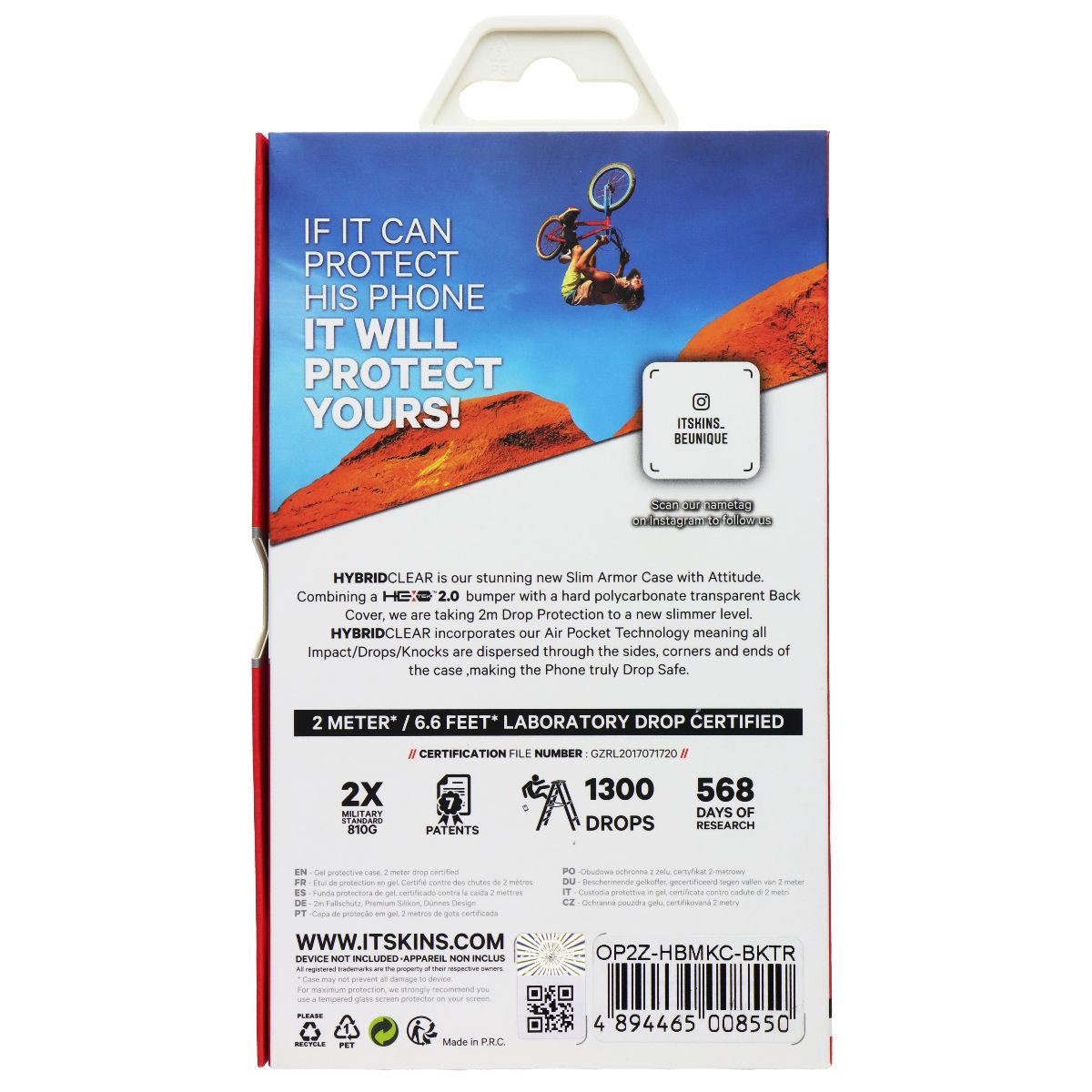 ITSKINS Spectrum // Clear Series Case for OPPO Reno2 Z - Black/Transparent Cell Phone - Cases, Covers & Skins ITSKINS - Simple Cell Bulk Wholesale Pricing - USA Seller