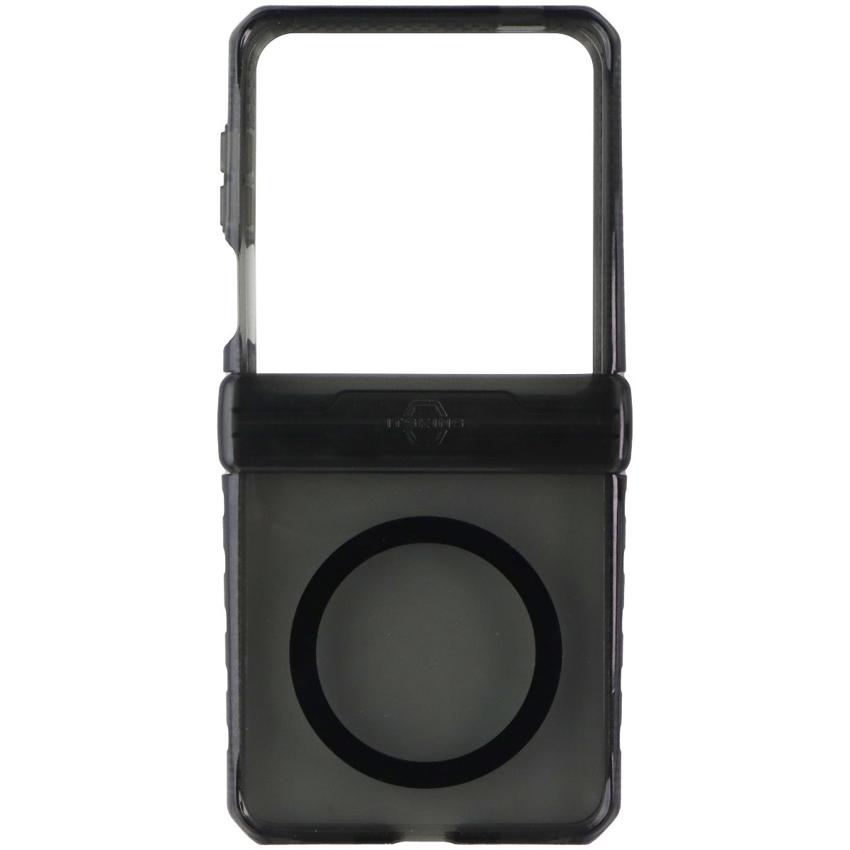 ITSKINS Hybrid R Clear Hinge Case for Samsung Galaxy Z Flip6 - Smoke