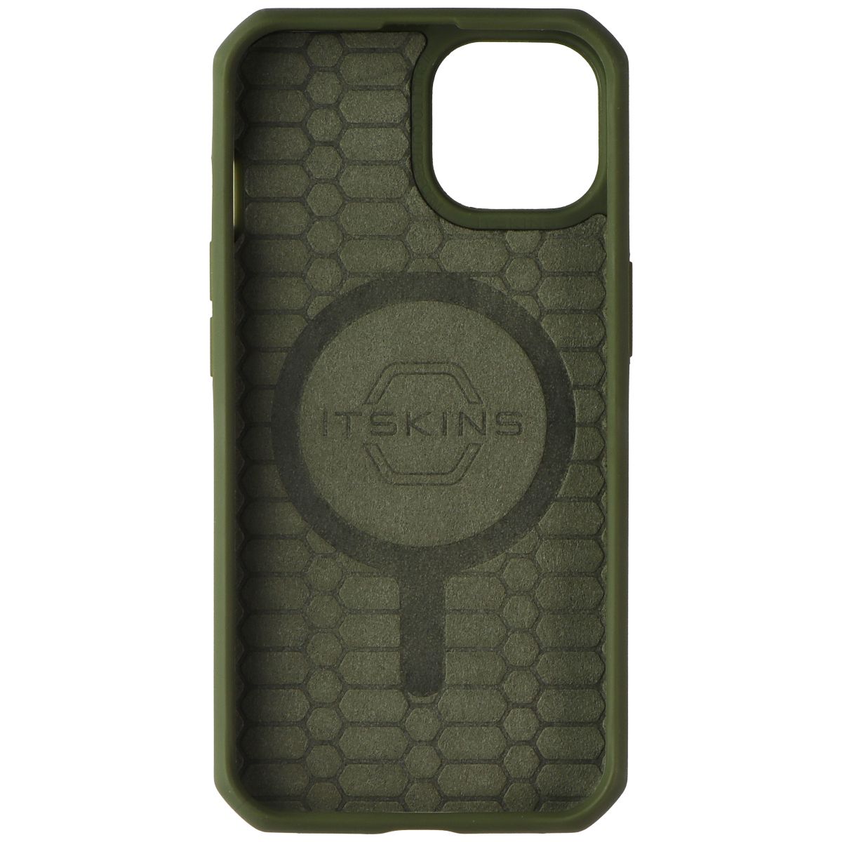 ITSKINS Ballistic_R Series Case for MagSafe for Apple iPhone 14/13 - Olive Green Cell Phone - Cases, Covers & Skins ITSKINS    - Simple Cell Bulk Wholesale Pricing - USA Seller