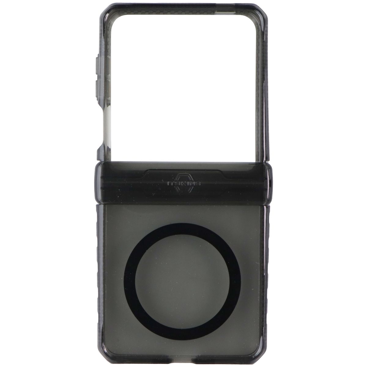 ITSKINS Hybrid R Clear Hinge Magnetic Case for Samsung Galaxy Z Flip7 - Smoke