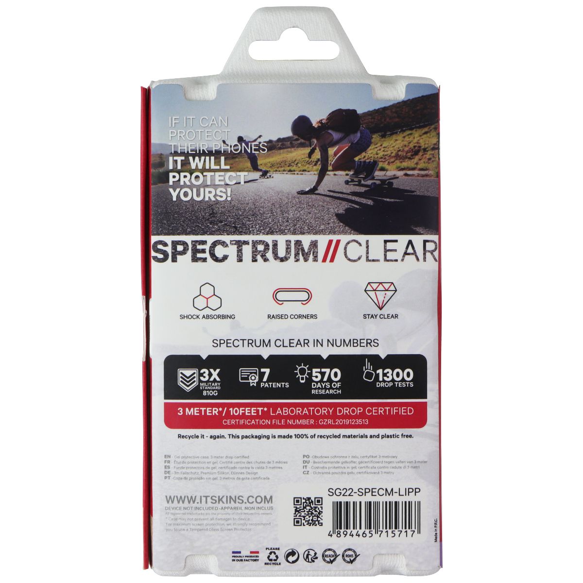 ITSKINS Spectrum // Clear Case for Samsung Galaxy A22 5G - Light Purple Cell Phone - Cases, Covers & Skins ITSKINS - Simple Cell Bulk Wholesale Pricing - USA Seller