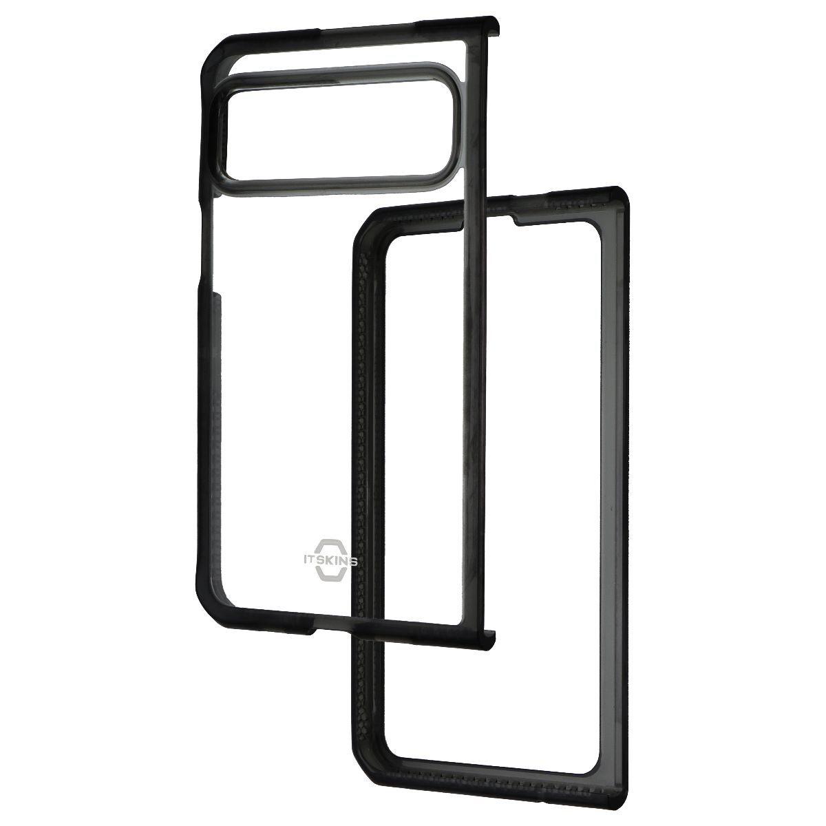 ITSKINS Hybrid_R Hinge Clear Case for Google Pixel Fold - Black/Transparent Cell Phone - Cases, Covers & Skins ITSKINS    - Simple Cell Bulk Wholesale Pricing - USA Seller