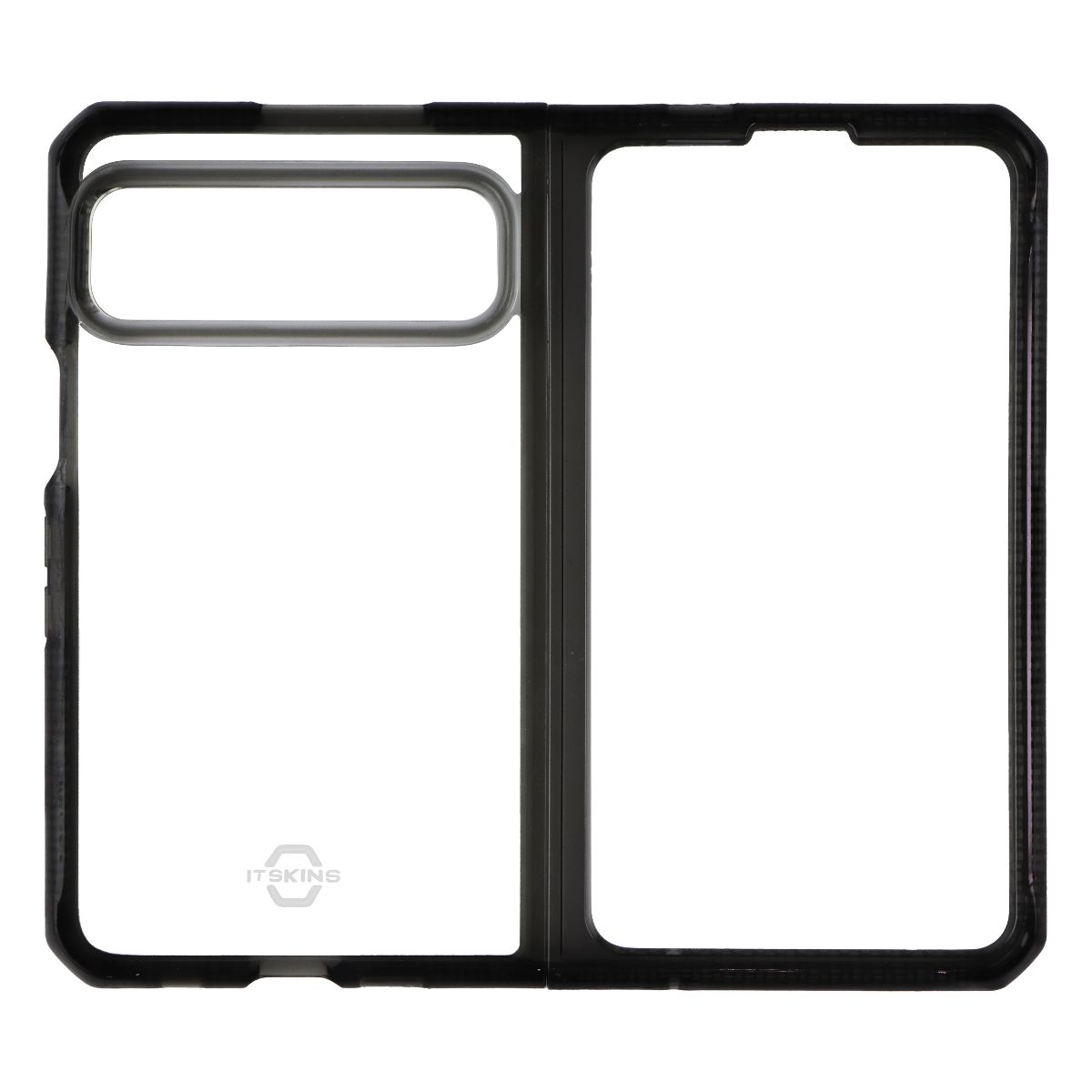 ITSKINS Hybrid_R Hinge Clear Case for Google Pixel Fold - Black/Transparent Cell Phone - Cases, Covers & Skins ITSKINS    - Simple Cell Bulk Wholesale Pricing - USA Seller