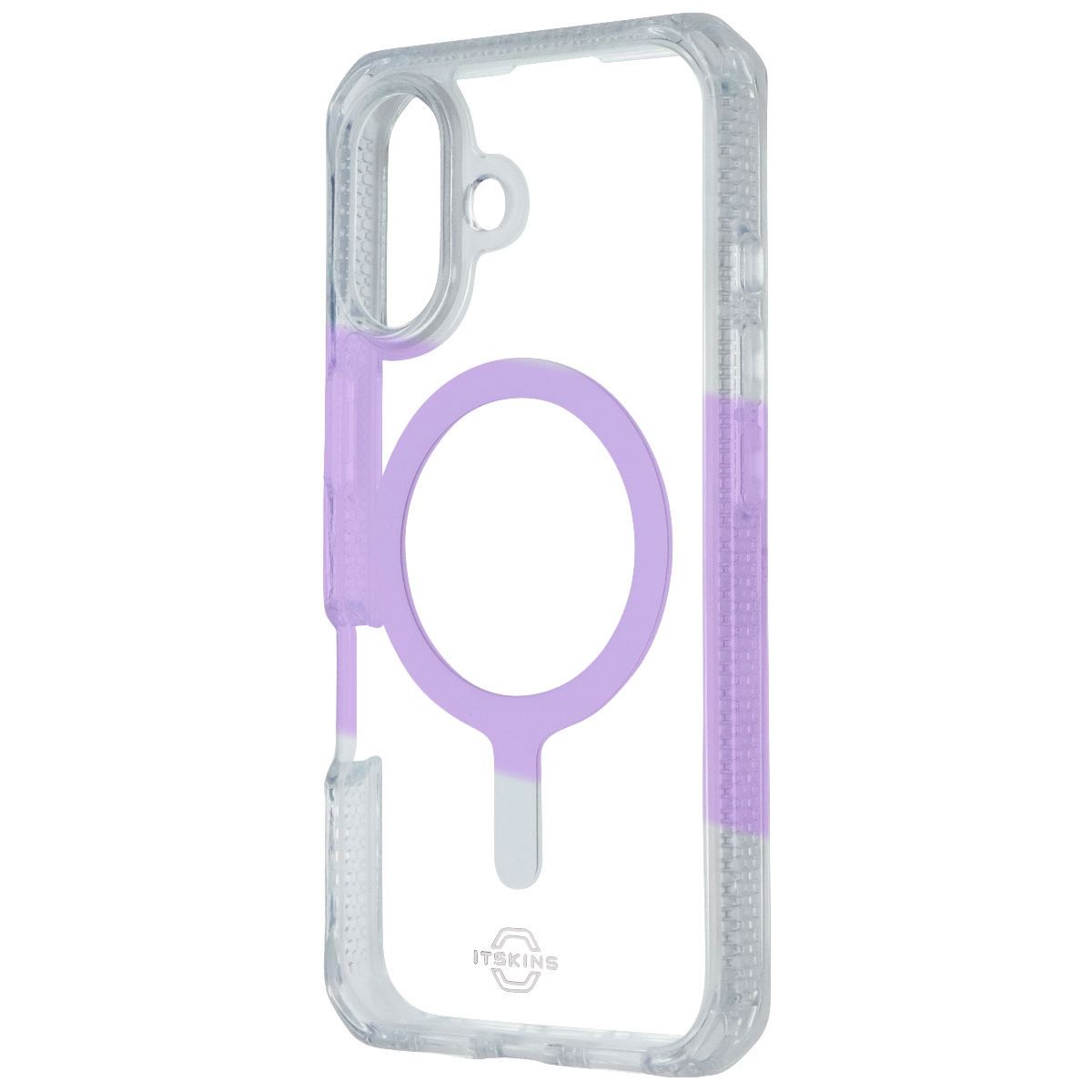 ITSKINS Hybrid_R // Mood Case for MagSafe for Apple iPhone 16 - Clear / Purple Cell Phone - Cases, Covers & Skins ITSKINS - Simple Cell Bulk Wholesale Pricing - USA Seller