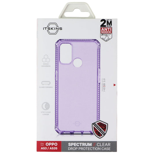 ITSKINS Spectrum // Clear Series Case for OPPO A53 / OPPO A53S - Light Purple Cell Phone - Cases, Covers & Skins ITSKINS - Simple Cell Bulk Wholesale Pricing - USA Seller