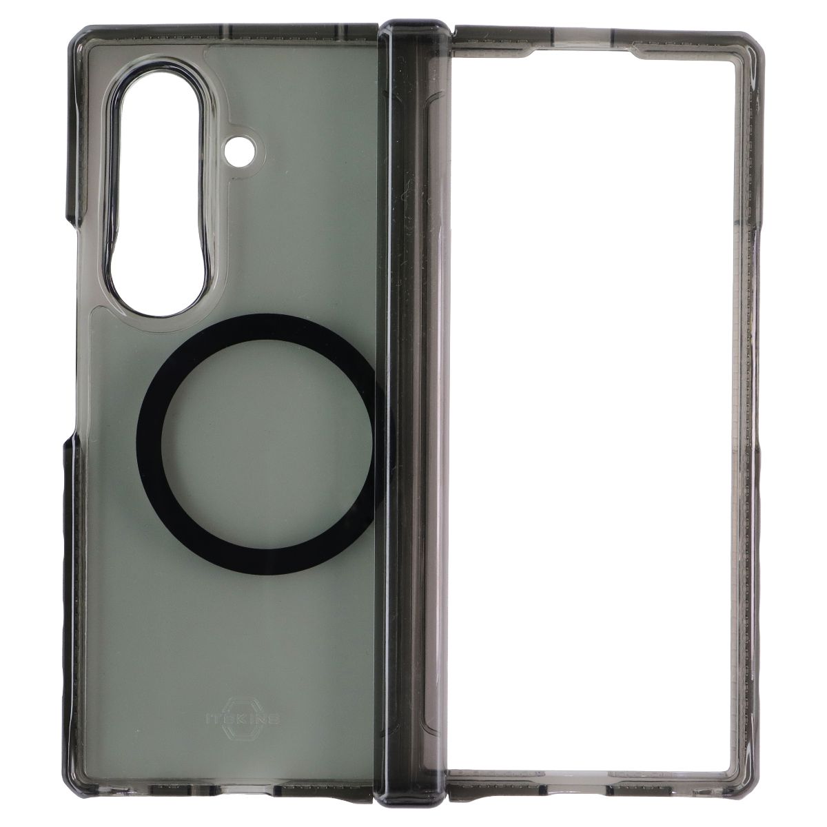 ITSKINS Hybrid Clear Hinge Magnetic Case for Samsung Galaxy Z Fold7 - Smoke