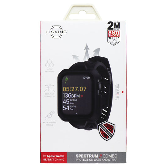 ITSKINS Spectrum // Combo Case for Apple Watch Series SE/6/5/4 (44mm) - Black