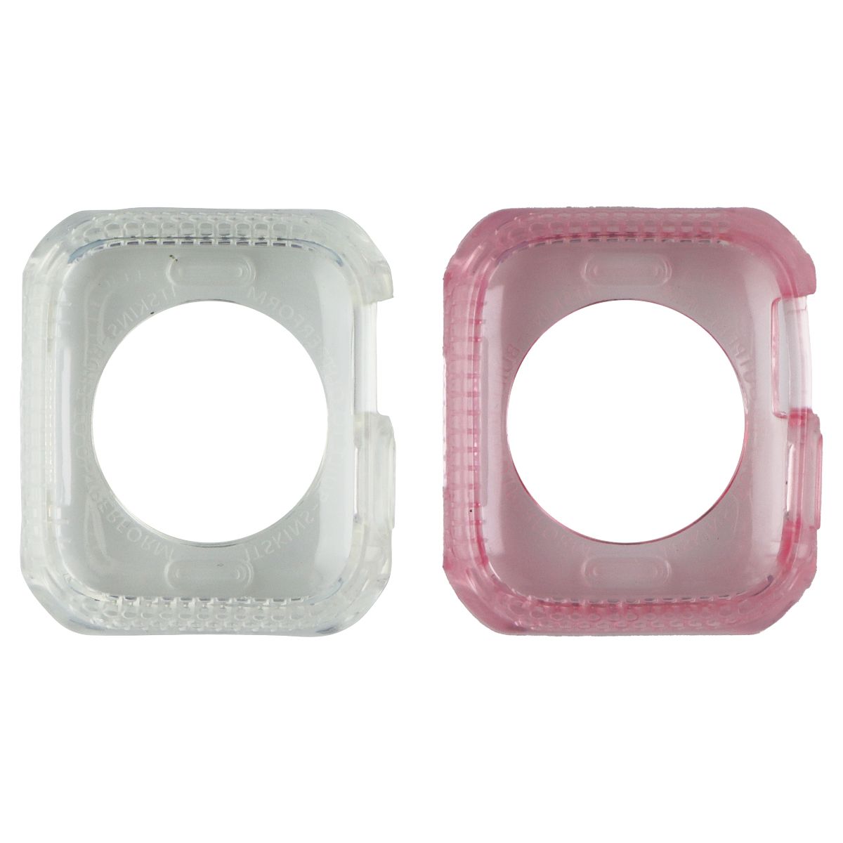 ITSKINS Spectrum Case for Apple Watch Series 6 (44mm) - Pink & Clear (2 Pack) Smart Watch Accessories - Smart Watch Cases ITSKINS - Simple Cell Bulk Wholesale Pricing - USA Seller