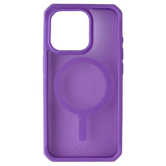 ITSKINS Hybrid R // Frost High-Impact Hybrid Case for iPhone 15 Pro - Purple