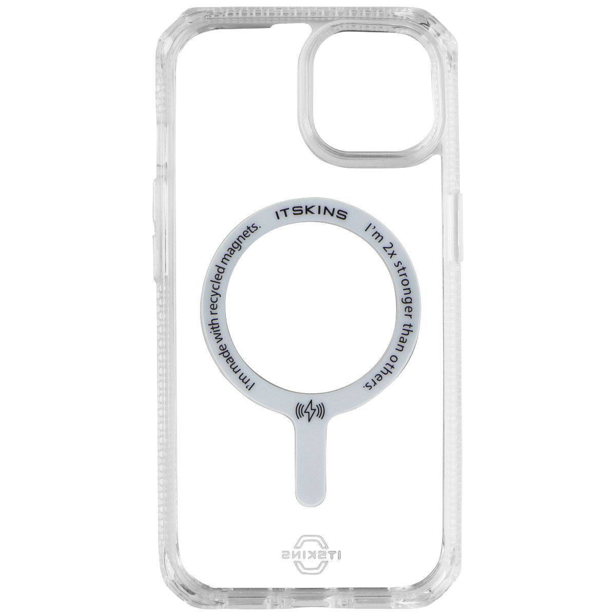 ITSKINS Hybrid_R Clear Series Case for MagSafe for Apple iPhone 15 / 14 - Clear Cell Phone - Cases, Covers & Skins ITSKINS    - Simple Cell Bulk Wholesale Pricing - USA Seller