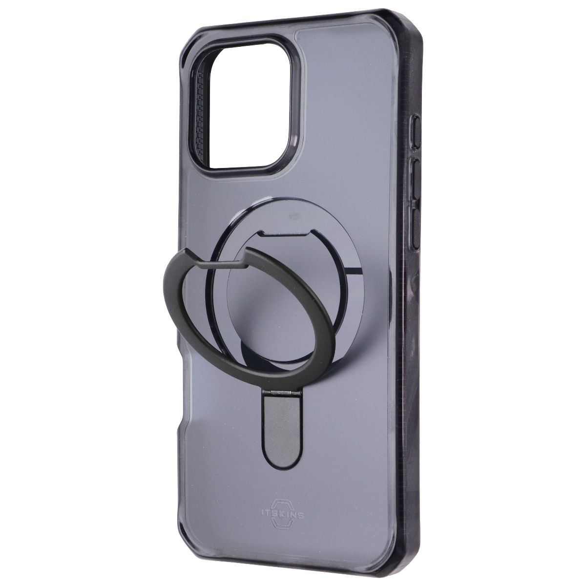 ITSKINS Hybrid_R // Vapor Stand Case for MagSafe for iPhone 16 Pro Max - Black