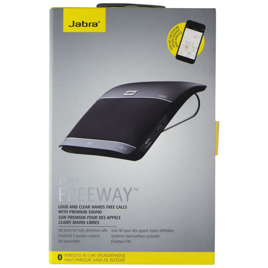 Jabra Freeway Bluetooth In-Car Speakerphone - Black (100-46000000-02) Cell Phone - Car Speakerphones Jabra    - Simple Cell Bulk Wholesale Pricing - USA Seller