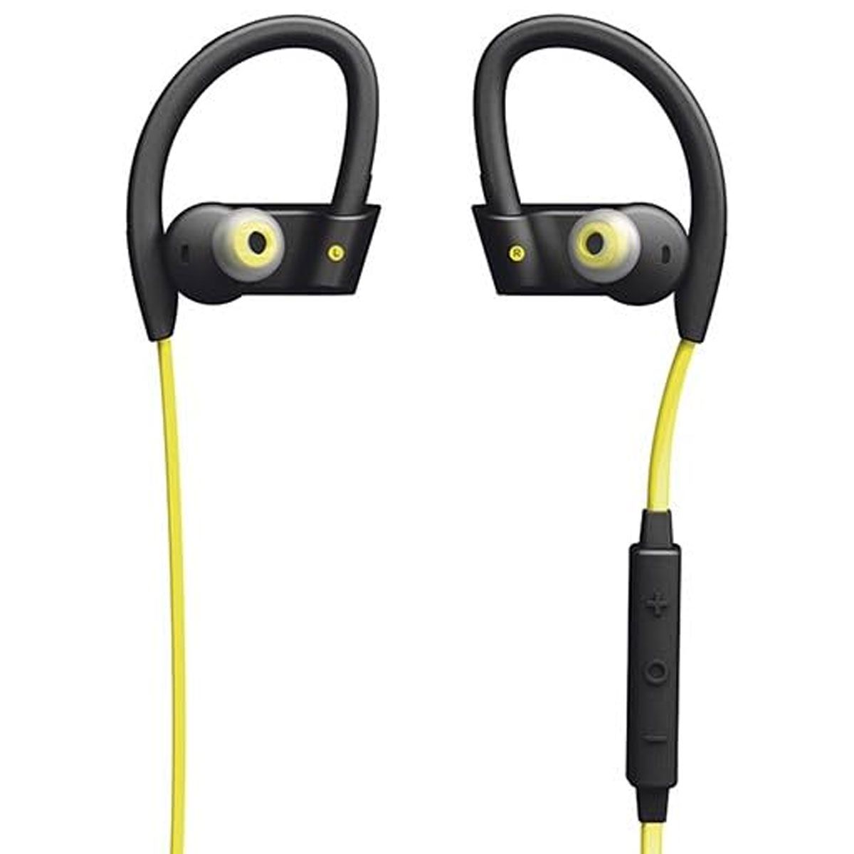 Jabra Sport Pace Wireless Bluetooth Earbuds with Microphone - Black and Yellow