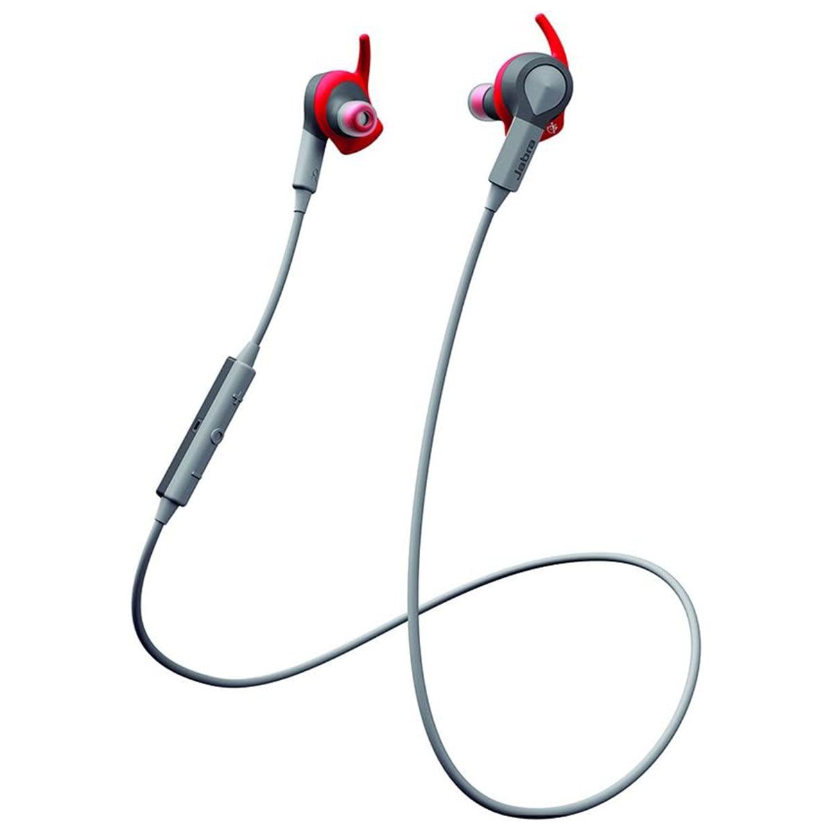 Jabra Sport Coach Wireless Bluetooth Earbuds - Red/Gray (OTE20) Portable Audio - Headphones Jabra - Simple Cell Bulk Wholesale Pricing - USA Seller