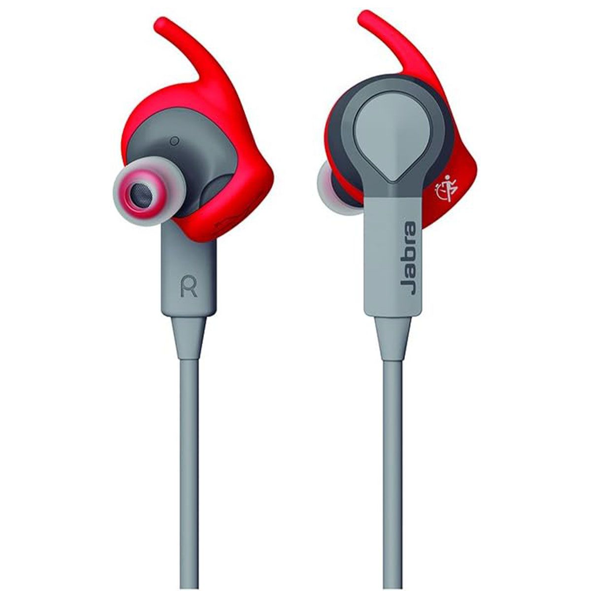 Jabra Sport Coach Wireless Bluetooth Earbuds - Red/Gray (OTE20) Portable Audio - Headphones Jabra - Simple Cell Bulk Wholesale Pricing - USA Seller
