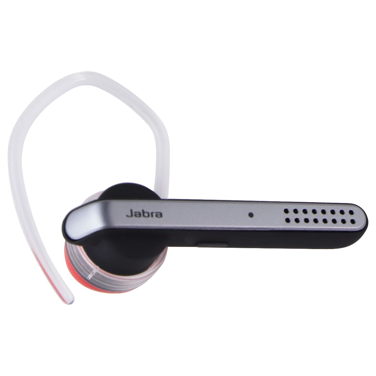 Jabra Talk 45 Wireless Bluetooth Single In-Ear Headset with Ear-Hook - Silver Cell Phone - Headsets Jabra - Simple Cell Bulk Wholesale Pricing - USA Seller