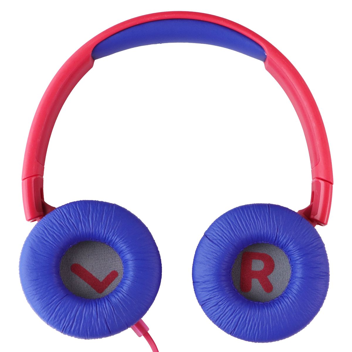JBL JR 300 Kids On-Ear Headphones for Kids with Safe Sound Technology - Red Portable Audio - Headphones JBL - Simple Cell Bulk Wholesale Pricing - USA Seller